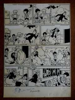 Nys, Jef | original illustration for gag plate  - Jommeke | Catawiki