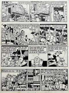 Vandersteen, Willy - 1 Original page - Suske en Wiske - De Sissende Sampan - 1963 | Catawiki