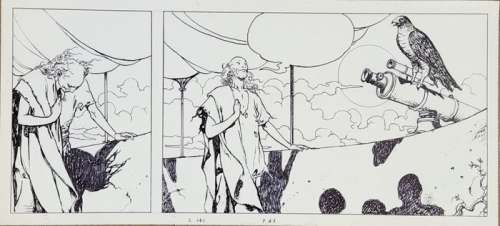 Manara, Milo - 1 Original strip - Voyage à Tulum - 1990 | Catawiki