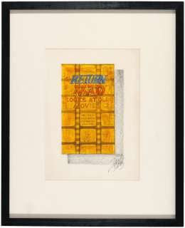 JACK DAVIS FRAMED ORIGINAL PRELIMINARY ART FOR "A MAD LOOK AT OLD MOVIES" BOOK COVER PAIR. | Hake’s