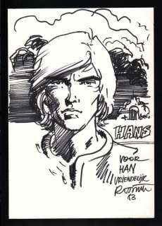 Rosinski, Grzegorz - 1 Dessin original - Hans - 1983 | Catawiki