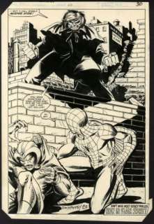 Romita Jr., John - AMAZING SPIDER-MAN (1963-98; 2003-13) #231 Splash Page | ComicConnect