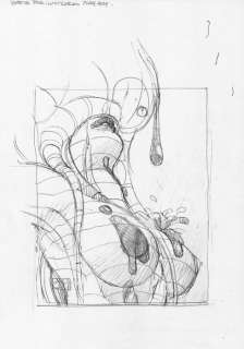 Juan Gimenez Dessin de concept de robot érotique - Playboy Sketch Study (c. 1990s) - Hand Signed | Catawiki