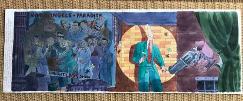 Torres, Daniel - 1 Original colour drawing - Claudio Cueco - Portada álbum integral - 1994 | Catawiki