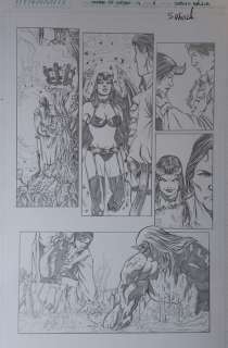 Sergio Dávila (Pencil) - 1 Original page - Swords of Sorrow #4, Page 6 | Catawiki