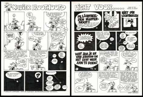 Smet, Peter de - 2 Original page - Xavier Bloothoofd licht voor | Catawiki