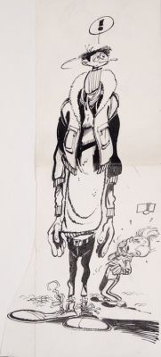 Jean Claude Fournier - 1 Original drawing - Spirou | Catawiki