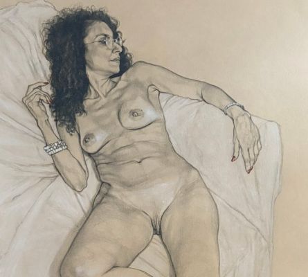 Riccardo Mannelli - 1 Original drawing - Don’t let it be - Fabiana | Catawiki