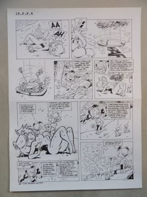 Seron - 1 Original page - De Mini-Vrouwtjes - Le Petites Femmes - P.F.4. - [pagina 19] - 2004 | Catawiki