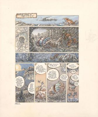 Thierry Ségur | Planche originale n°32 - Le Sang des rois - Légendes des Contrées oubliées | Daniel Maghen