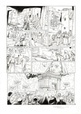 Ersel - 1 Original page - La Mémoire d’Abraham - Les Chemins de L’Exil - 2010 | Catawiki