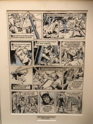 Studio Vandersteen (Vandersteen, Willy) - 1 Original page - De Rode Ridder 49 - Met masker en zwaard - 1971 | Catawiki