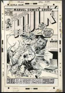 Trimpe, Herb - INCREDIBLE HULK (1962-99) #154 Cover | ComicConnect