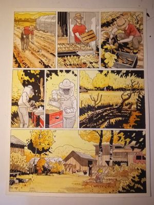 Lépingle, Iwan - 1 Original colour page - Une Île sur la Volga - 2019 | Catawiki