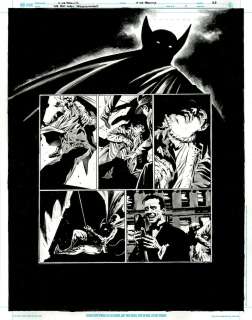 The Bat-Man: Second Knight #1 p.40 - Outstanding Bat-Man Backdrop! | Comic Book Art Gallery