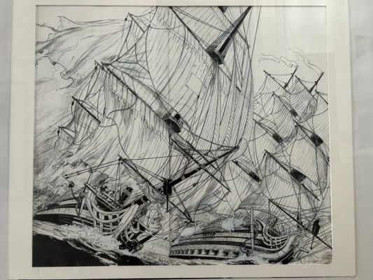 Michel, Guy - 1 Original drawing - Surcouf - 2018