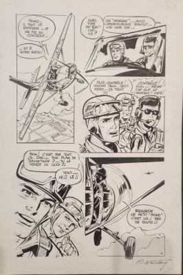 Weinberg, Albert - 1 Original page - Dan Cooper - Tintin sélection - (années 1970) | Catawiki