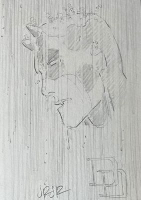 John Romita Jr. - 1 Pencil drawing - Daredevil - Commission | Catawiki