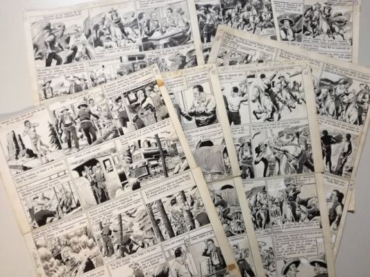 Le Ralliq, Etienne - 7 Original page - Teddy Bill - Alerte dans la prairie - 1950 | Catawiki