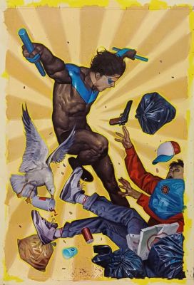 Continue Shopping | NIGHTWING #135 DE TOMMASO ORIGINAL COVER ART | Scott’s Collectables