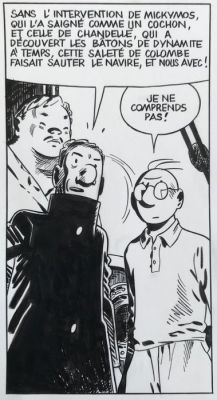 Le Gall, Frank - Original page - Théodore Poussin - Le dernier voyage de l’Amok | Catawiki