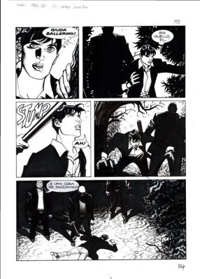 Mari, Nicola - 1 Original page - Dylan Dog Speciale #23 - "L’angelo caduto" - 2009 | Catawiki