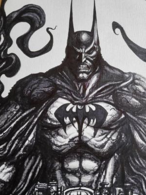 Clint Langley - Original drawing - Batman - "The Beast" - 2010