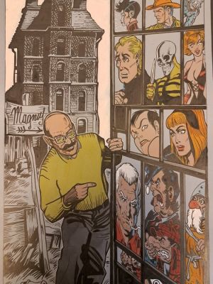 Camarda, Larry - 1 Original drawing - Roberto Raviola in arte Magnus | Catawiki