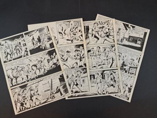 Gamba, Francesco; Canzio, Decio - 4 Original page - Piccolo Ranger - Il Trapper Cieco | Catawiki