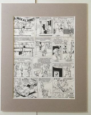 Devos, Jacques - 1 Original page - Génial Olivier - ’n Opk(r)ikkertje - 1982 | Catawiki