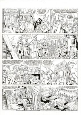 Mitton, Jean-Yves - 1 Original page - Ben Hur T2 - Quintus Arrius - 2009 | Catawiki