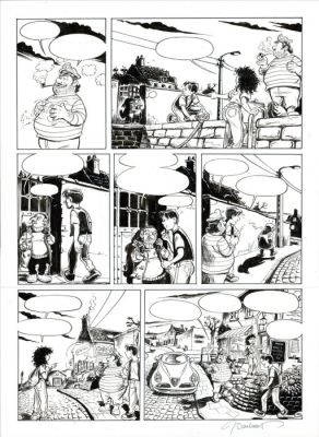 Bosschaert, Jan - 1 Page d’origine - Sam 10 - Aan de grond - 2008 | Catawiki