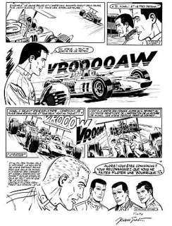 De L’huile Sur La Piste Encre de Chine Pour La Planche 19 de L’album Â«Â De L’huile Sur La Pisteâ Â», 18Ème Album de Michel Vaillant, ... |  | Artcurial