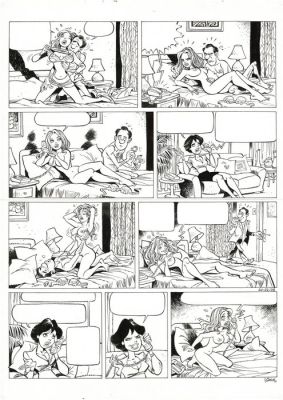 Gürsel, Gürçan - 1 Original page - Rooie Oortjes/Blagues Coquines - Oeps - 2001 | Catawiki