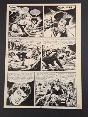 EsseGesse - 1 Original page - Comandante Mark: Il Totem dei Cayugas - 1973 | Catawiki