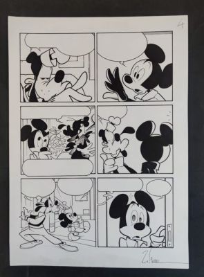 Vian, Roberto - 1 Original page - Topolino e il Ritorno degli Acchiappafantasmi | Catawiki