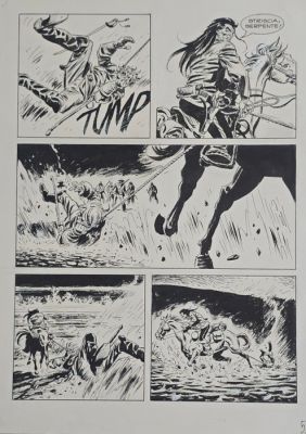 Barbati, Ramella - 1 Original page - Magico Vento n. 7 - "Il Figlio del Serpente" | Catawiki