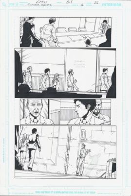 CAFU & Bit - 1 Original page - Thunder Agents - #1