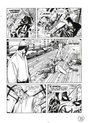 De Angelis, Roberto - 3 Original page - Nathan Never #188 - "i figli dell’Apocalisse" - 2006 | Catawiki