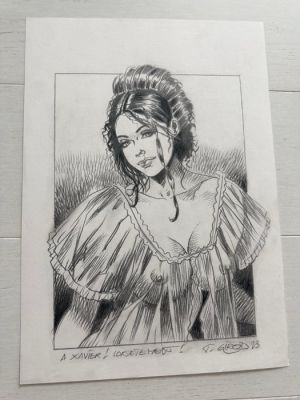 Girod, Thierry - 1 Original drawing - Wanted - Rosita - 2023