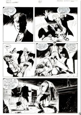 Dotti, Maurizio - 1 Original page - Dampyr #28 - "La banda dei morti viventi" - 2002 | Catawiki