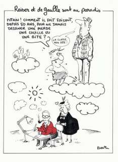 Plantu Jean Plantureux Dit  (Né En 1951) - HOMMAGE Ã€ FAIZANT ET REISER