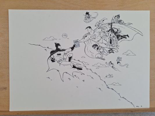 De Decker, Frodo - 1 Original drawing - Anders - Inkttekening illustratie Free Manga & Comic Day - 2026 | Catawiki