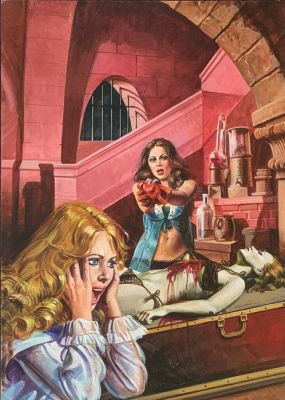 Taglietti, Emanuele - 1 Original cover - Zora serie oro,Fumetti che scottano 3 - La Cannibale - 1982 | Catawiki