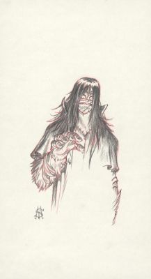 Stan Manoukian | Crayonné préparatoire du design du Monstre pour la couverture - Frankenstein | Daniel Maghen