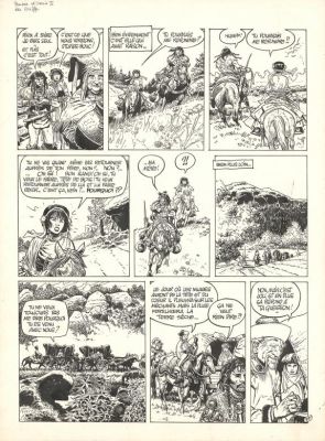 Franz | Planche originale n°35 - La Griffe de bronze - Poupée d’ivoire | Daniel Maghen