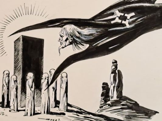 Muzzi, Virgilio - 1 Original drawing - Yama: L’Erede del Male | Catawiki