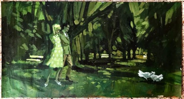 Sundquist, Thord - 1 Original colour drawing - Romántica - 1968 | Catawiki