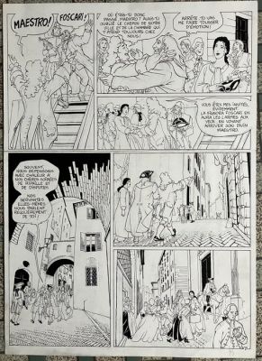 Reculé, Henri - 1 Original page - Le Crépuscule des Anges T2 - Maestro - 1999 | Catawiki