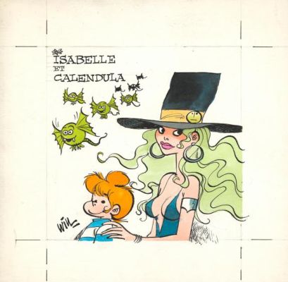 Will | Illustration originale, Isabelle et Calendula - Isabelle | Daniel Maghen